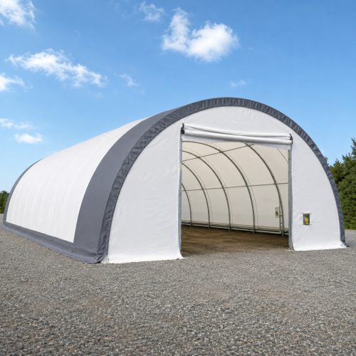   10 x 15 x 5 m Osnovna kvaliteta bijeli Skladišni šator (polukružni oblik)