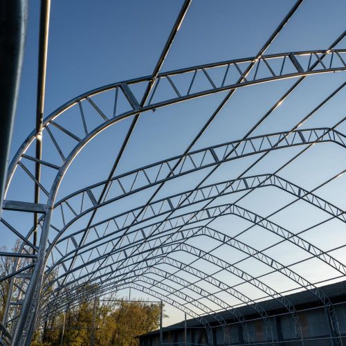 18,3 x 36,6 x 7,625 m Profi Quality White Warehouse Tent