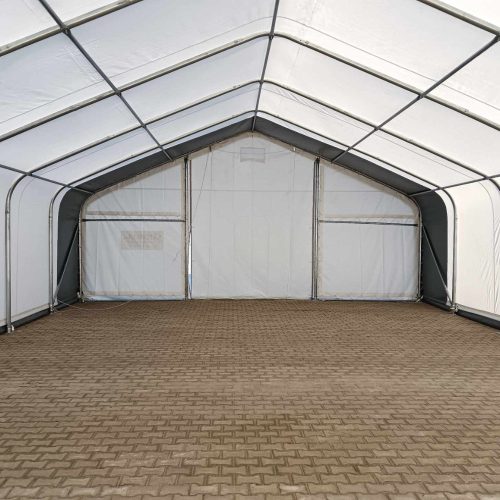 9 x 15 x 4,8 m profi minőségű Raktársátor